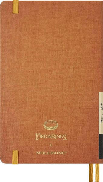 Produktbild: Moleskine Der Herr der Ringe Notizbuch Frodo Sam limitierte Ausgabe, L/A5, blanko, fester Einband