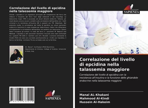 Produktbild: Correlazione del livello di epcidina nella talassemia maggiore