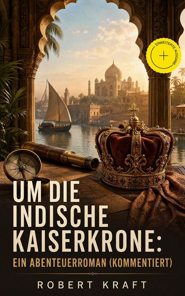 Produktbild: Um die indische Kaiserkrone: Ein Abenteuerroman (Kommentiert)