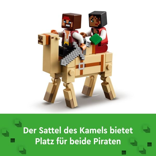 Produktbild: LEGO Minecraft 21259 Die Piratenschiffreise, Gamer Spielzeug ab 8 Jahren