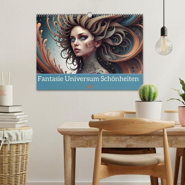 Produktbild: Fantasie Universum Sch&ouml;nheiten (Wandkalender 2026 DIN A3 quer), CALVENDO Monatskalender