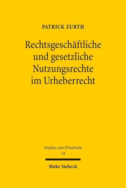 Produktbild: Rechtsgesch&auml;ftliche und gesetzliche Nutzungsrechte im Urheberrecht