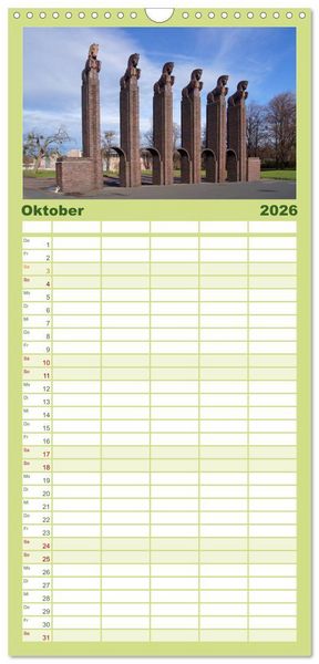 Produktbild: Familienplaner 2026 - Mein Magdeburg 2026 mit 5 Spalten (Wandkalender, 21 x 45 cm) CALVENDO