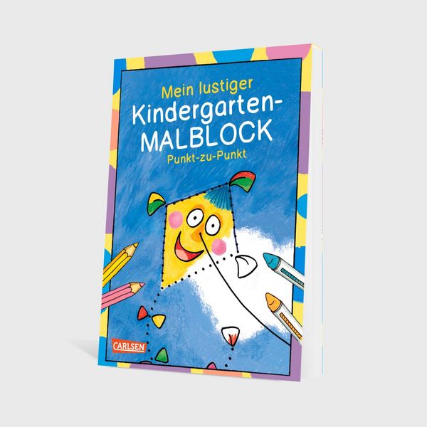 Produktbild: Mein lustiger Kindergarten-Malblock Punkt-zu-Punkt