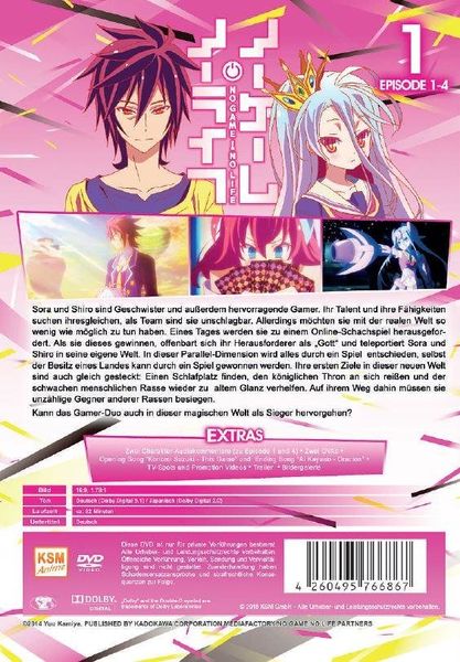 Produktbild: No Game - No Life Vol. 1 - Episoden 01-04