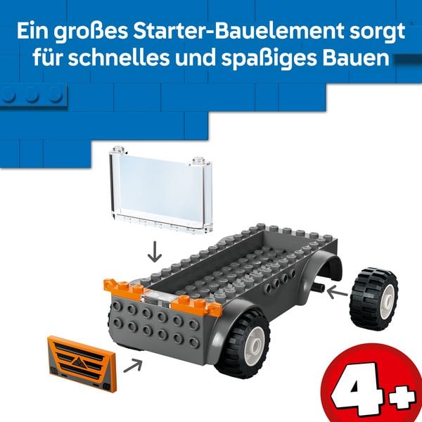 Produktbild: LEGO City 60491 Motorradtransporter, Spielzeug LKW und 2 Minifiguren