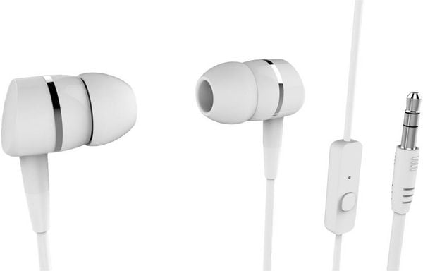 Vivanco SMARTSOUND WHITE In Ear Kopfhörer kabelgebunden Weiß