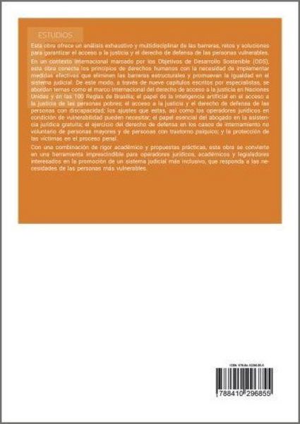 Produktbild: Acceso a la justicia y derecho de defensa de las personas vulnerables