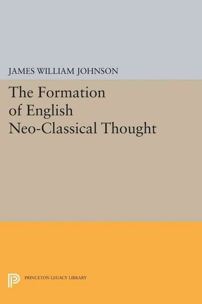 Produktbild: Formation of English Neo-Classical Thought