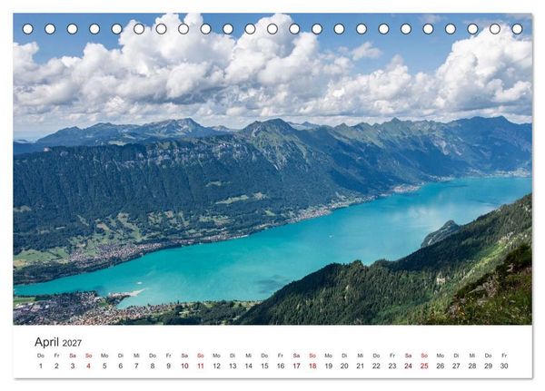 Produktbild: Berner Oberland - Bergwelten (Tischkalender 2027 DIN A5 quer), CALVENDO Monatskalender