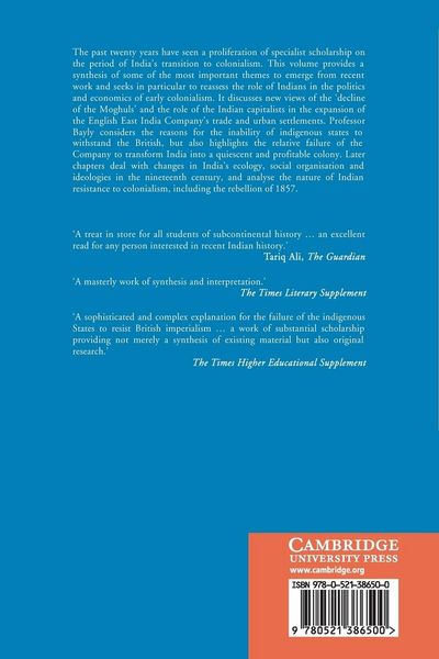 Produktbild: Indian Society and the Making of the British Empire