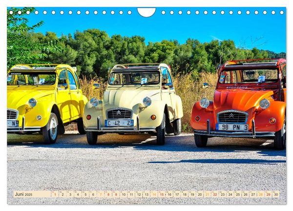 Produktbild: Citro&euml;n 2CV - die Ente (Wandkalender 2025 DIN A4 quer), CALVENDO Monatskalender