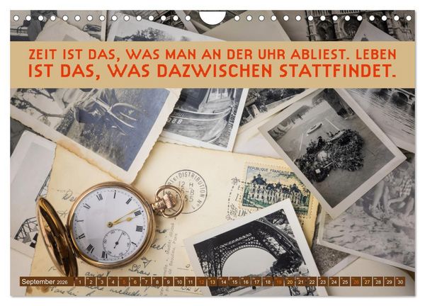 Produktbild: Im Flow der Zeit - im Hier und Jetzt (Wandkalender 2026 DIN A4 quer), CALVENDO Monatskalender