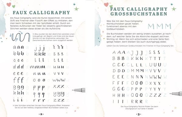 Produktbild: Design Paper A5 Alles Gute zu allem. Mit Handlettering-Grundkurs