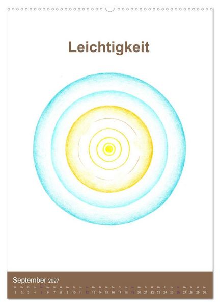 Produktbild: Delfinheilsymbole (hochwertiger Premium Wandkalender 2027 DIN A2 hoch), Kunstdruck in Hochglanz
