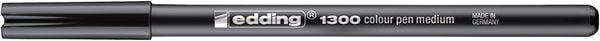 Produktbild: edding 1300 Fasermaler medium schwarz