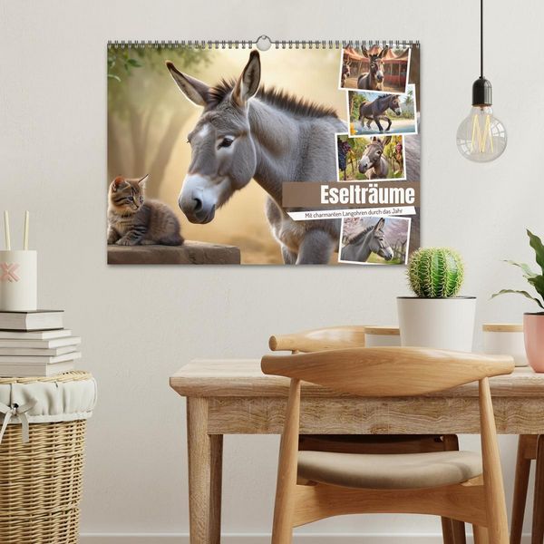 Produktbild: Eseltr&auml;ume (Wandkalender 2026 DIN A3 quer), CALVENDO Monatskalender