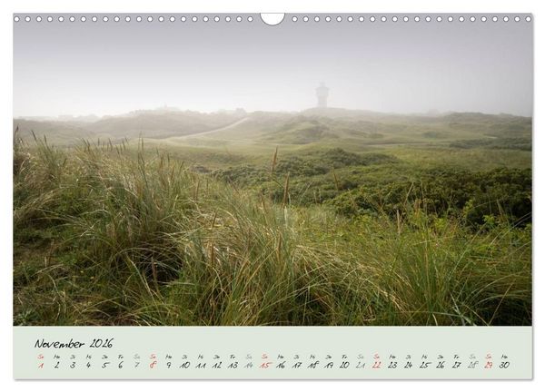 Produktbild: Nordsee &ndash; D&uuml;nen, Sand, Wasser und Wolken (Wandkalender 2026 DIN A3 quer), CALVENDO Monatskalender