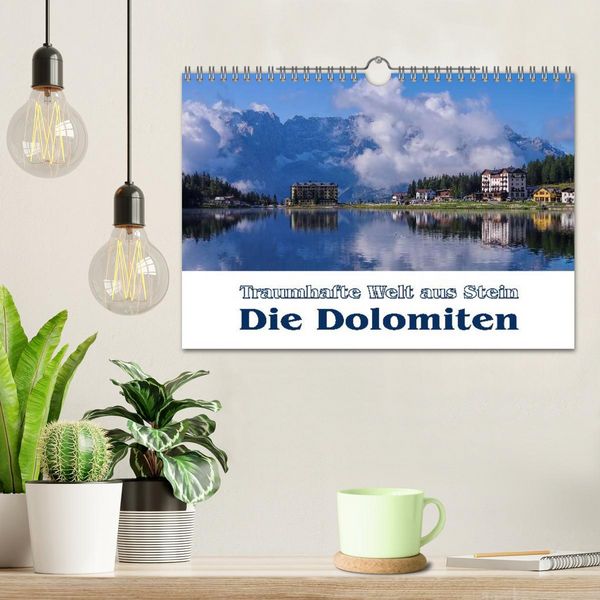 Produktbild: Die Dolomiten - Traumhafte Welt aus Stein (Wandkalender 2026 DIN A4 quer), CALVENDO Monatskalender