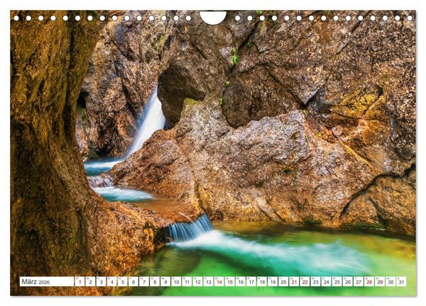 Produktbild: Bayern - Seen, Berge, Landschaft (Wandkalender 2026 DIN A4 quer), CALVENDO Monatskalender
