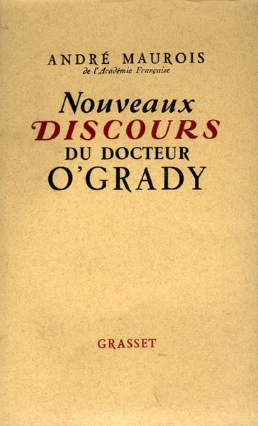Produktbild: Nouveaux discours du dr. O'Grady