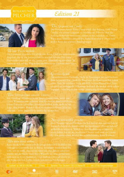Produktbild: Rosamunde Pilcher Edition 21 (6 Filme auf 3 Discs) [3 DVDs]