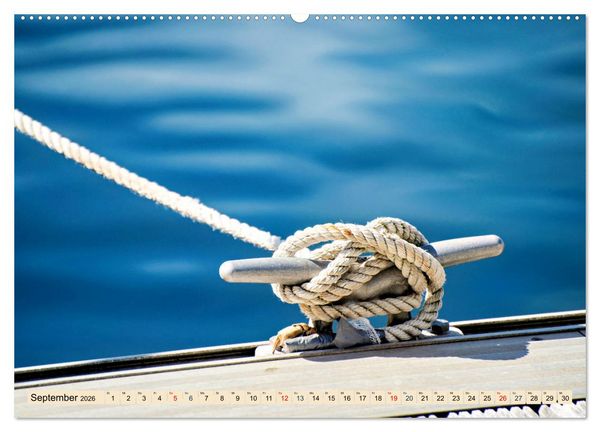 Produktbild: Mit dem Wind um die Welt - segeln (hochwertiger Premium Wandkalender 2026 DIN A2 quer), Kunstdruck in Hochglanz