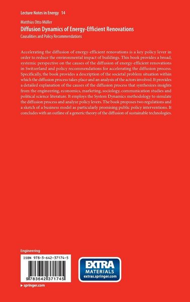 Produktbild: Diffusion Dynamics of Energy-Efficient Renovations