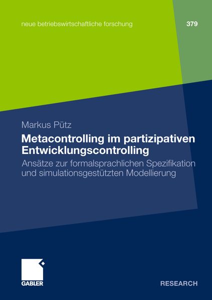 Produktbild: Metacontrolling im partizipativen Entwicklungscontrolling