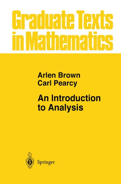 Produktbild: An Introduction to Analysis