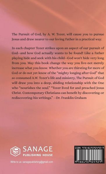 Produktbild: The Pursuit of God