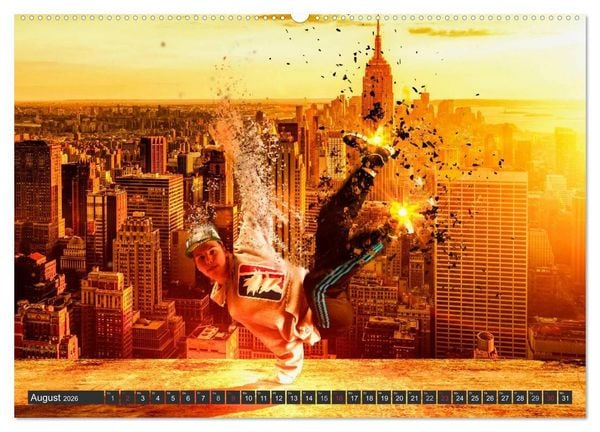 Produktbild: Break Dance (hochwertiger Premium Wandkalender 2026 DIN A2 quer), Kunstdruck in Hochglanz