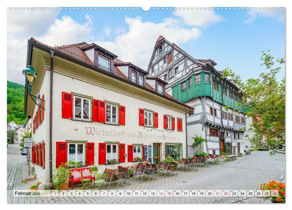 Produktbild: Blaubeuren Impressionen (Wandkalender 2026 DIN A2 quer), CALVENDO Monatskalender