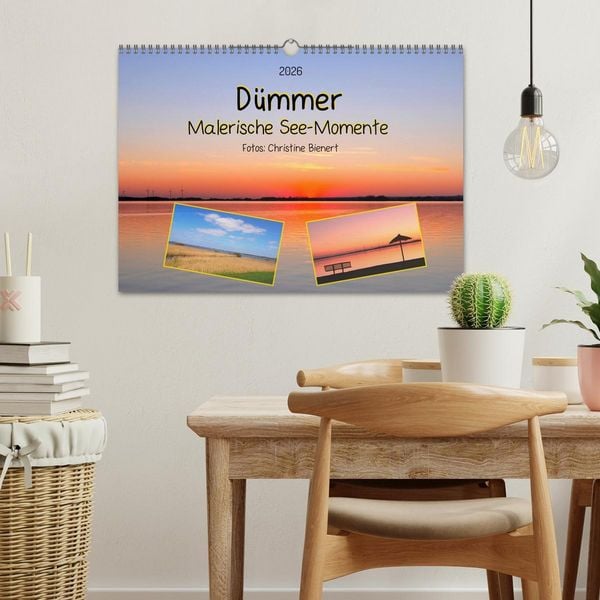Produktbild: D&uuml;mmer, Malerische See-Momente (Wandkalender 2026 DIN A3 quer), CALVENDO Monatskalender