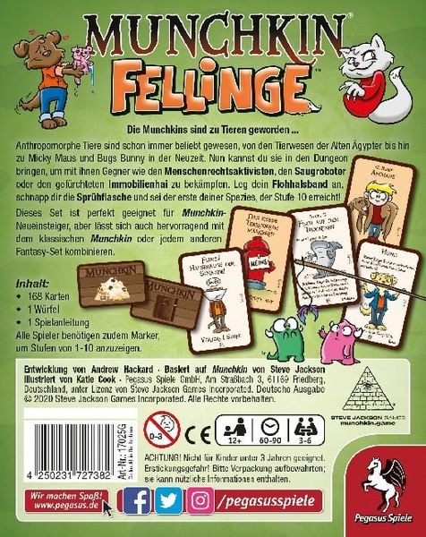 Produktbild: Pegasus 17025G - Munchkin Fellinge