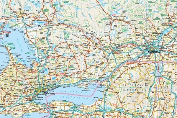 Produktbild: Reise Know-How Landkarte Kanada, Ost | Canada, East (1:1.900.000)