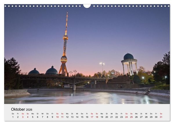 Produktbild: Usbekistan entlang der Seidenstra&szlig;e (Wandkalender 2026 DIN A3 quer), CALVENDO Monatskalender