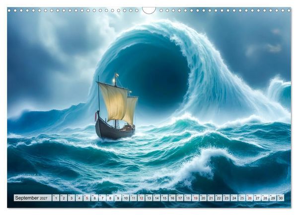 Produktbild: Odysseus Reise &ndash; Gefahren, Verlockungen, Schicksal (Wandkalender 2027 DIN A3 quer), CALVENDO Monatskalender