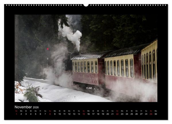 Produktbild: Dampferlebnis im Harz (Wandkalender 2026 DIN A2 quer), CALVENDO Monatskalender