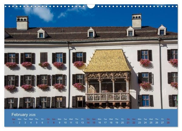 Produktbild: Innsbruck - Austria&lsquo;s capital of the alps (Wall Calendar 2026 DIN A3 landscape), CALVENDO 12 Month Wall Calendar