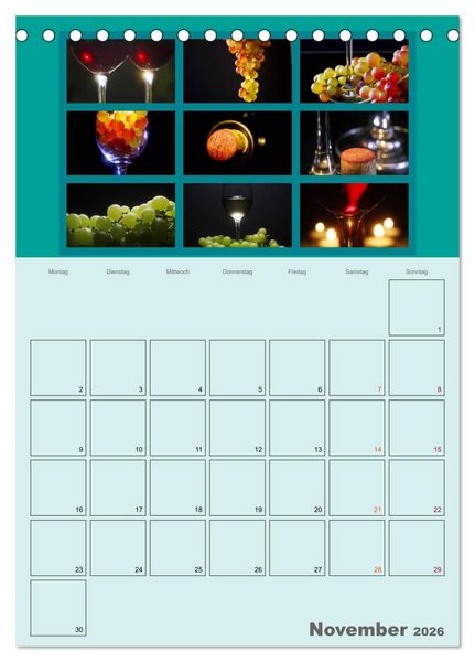 Produktbild: Food (Tischkalender 2026 DIN A5 hoch), CALVENDO Monatskalender