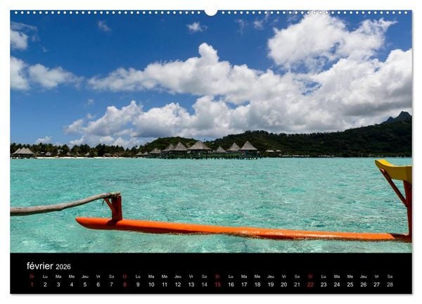 Produktbild: Polyn&eacute;sie fran&ccedil;aise - Magie des &icirc;les (Calendrier mural 2026 DIN A2 vertical) calendrier de bureau