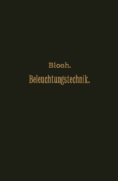 Produktbild: Grundz&uuml;ge der Beleuchtungstechnik
