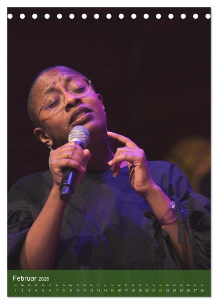 Produktbild: Jazz and more in Weimar (Tischkalender 2026 DIN A5 hoch), CALVENDO Monatskalender
