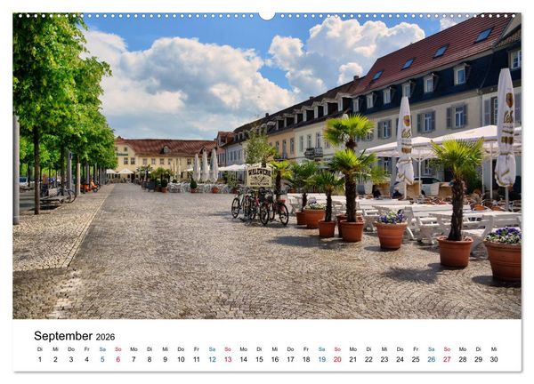 Produktbild: Schwetzingen - Ansichtssache (hochwertiger Premium Wandkalender 2026 DIN A2 quer), Kunstdruck in Hochglanz