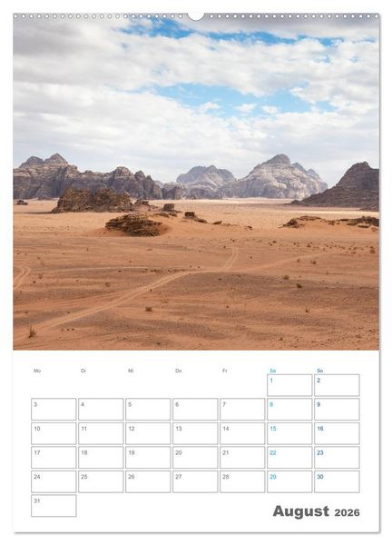 Produktbild: Jordanien ein Schatz im Orient (Wandkalender 2026 DIN A2 hoch), CALVENDO Monatskalender