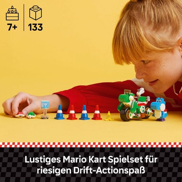 Produktbild: LEGO Super Mario: Mario Kart &ndash; Yoshi-Bike, Nintendo Spielset 72031
