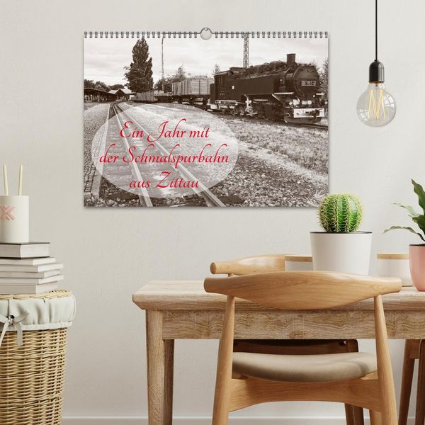 Produktbild: Ein Jahr mit der Schmalspurbahn aus Zittau (Wandkalender 2026 DIN A3 quer), CALVENDO Monatskalender