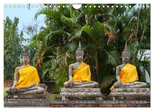 Produktbild: Buddha - Momente der inneren Einkehr (Wandkalender 2026 DIN A4 quer), CALVENDO Monatskalender