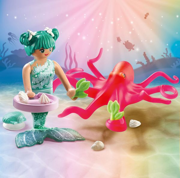 PLAYMOBIL 71503 - Princess Magic - Meerjungfrau mit Farbwechselkrake